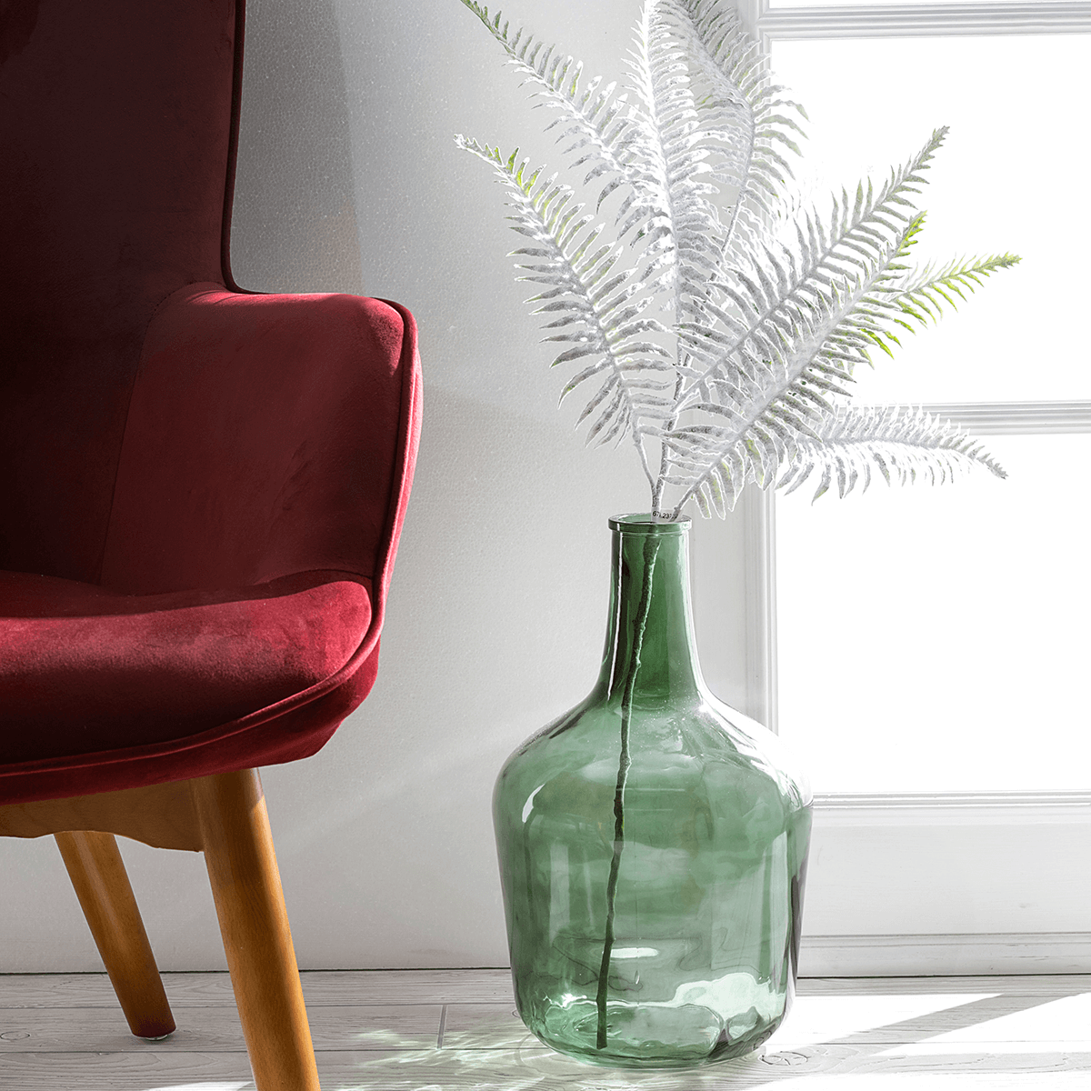 Glasflasche Ballonvase 45 cm - 3 Glasflasche Ballonvase 45 cm - 3