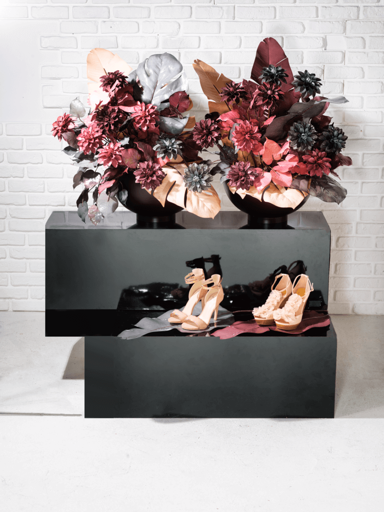 Künstliche Dahlie 56 cm - 3