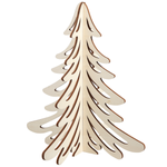 Wooden fir tree, 60 cm high - 0