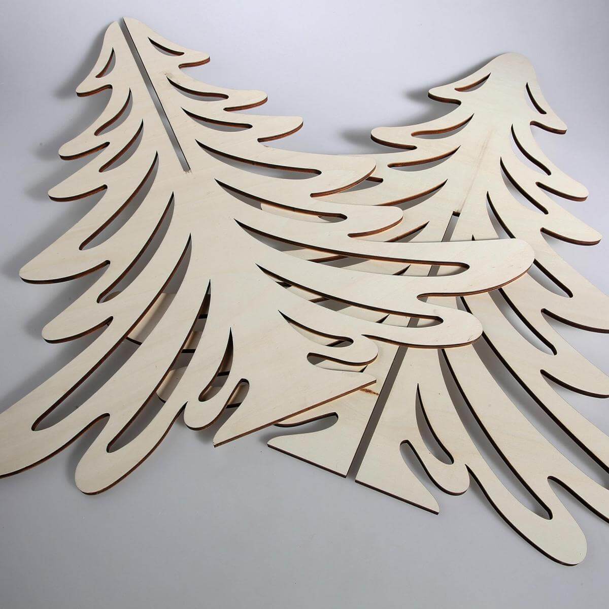 Holz-Tanne, 83 cm hoch - 1 Holz-Tanne, 83 cm hoch - 1