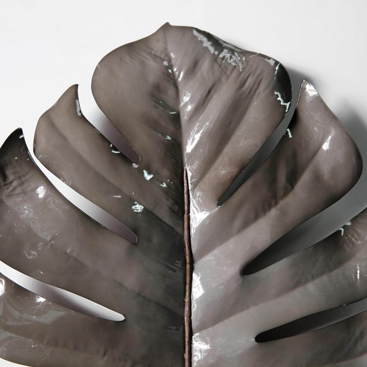 Hoja de Monstera artificial 90 cm gris - 3 Hoja de Monstera artificial 90 cm gris - 3