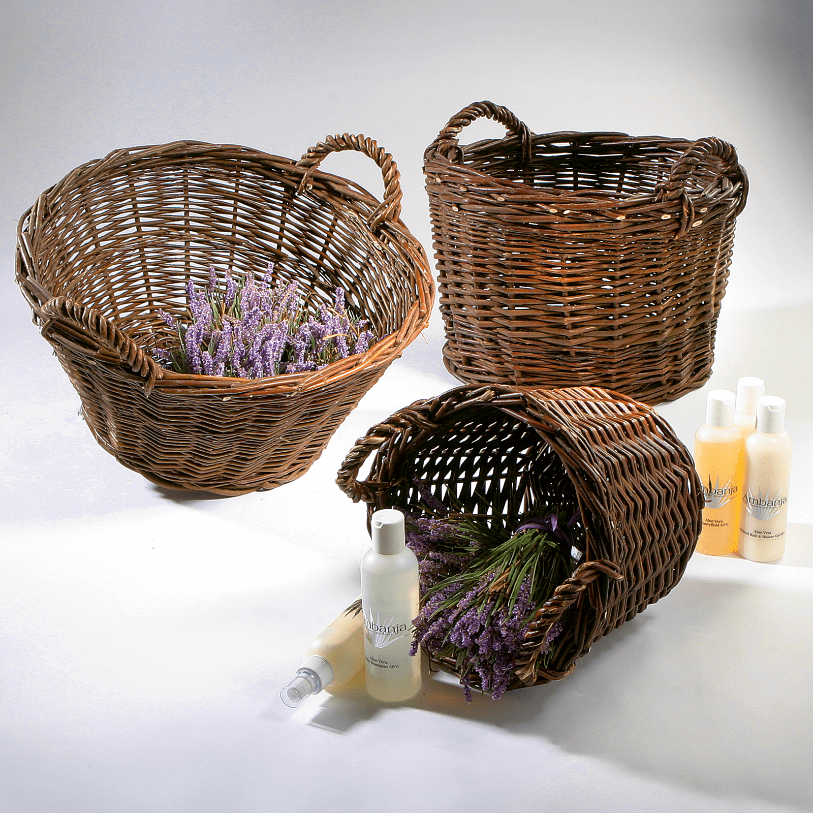 Weidenkorb 37 cm Ø - 3 Weidenkorb 37 cm Ø - 3