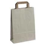 Environmentally friendly carrier bag made of grass paper 22 x 30 cm - 0