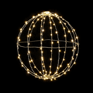 Boule lumineuse à LED pour l&#039;ext., LED chaude - blanc, Ø 30 cm