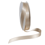 Satin ribbon Glitter, 15 mm, 20 m, cream - 0