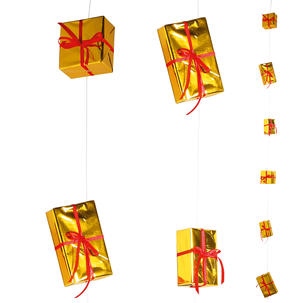 Gift packages string gold