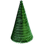 Honeycomb paper Fir green, height 70 cm,  - 0