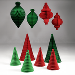 Wabenpapier-Hänger Ornament, 60 cm - 1
