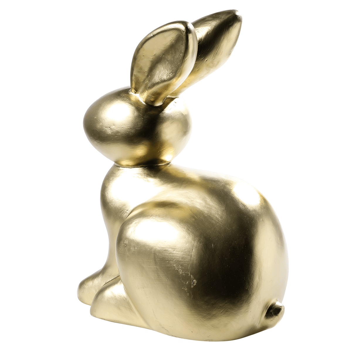 Figura decorativa Conejo de Pascua dorado, 50 cm - 2