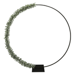 Decorative ring made of metal, black Ø 200 cm - 2