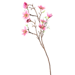 Artificial magnolia branch, rose, 87 cm - 0