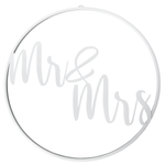 Decoration ring Mr&Mrs Ø 50 cm - 0