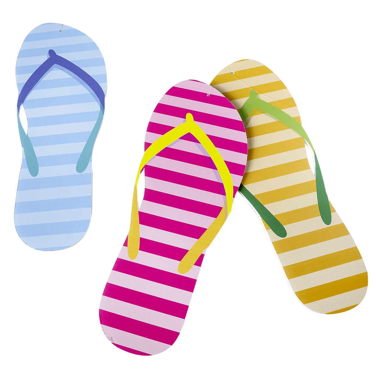 Chancletas Deco 40 cm 3 piezas - 1 Chancletas Deco 40 cm 3 piezas - 1