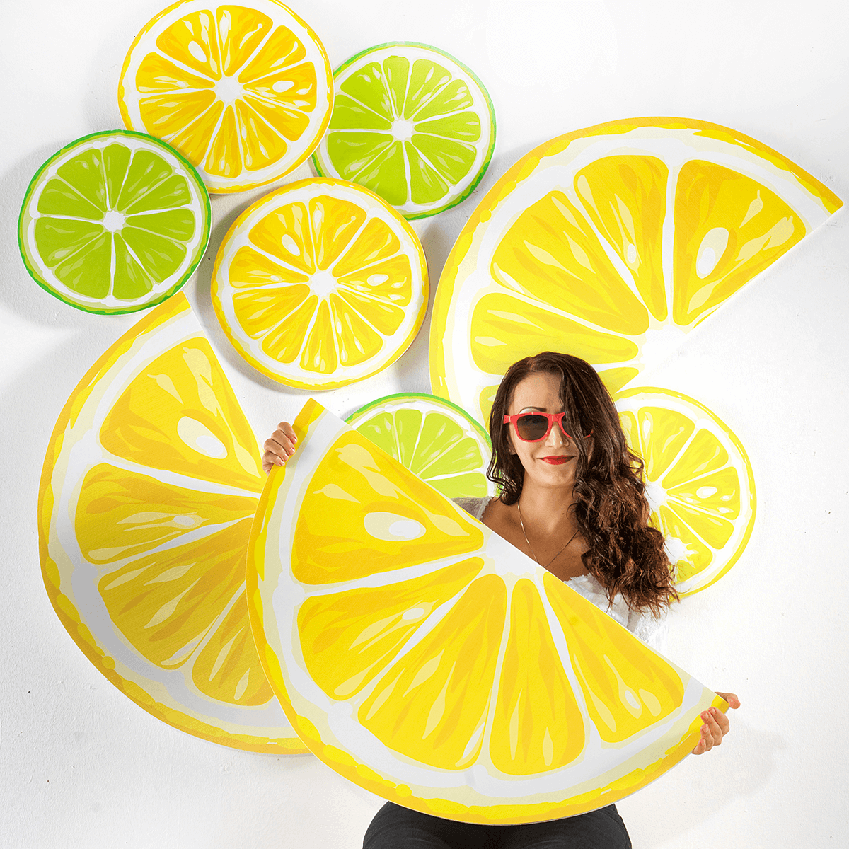 Display lemon slice 88 cm - 1 Display lemon slice 88 cm - 1