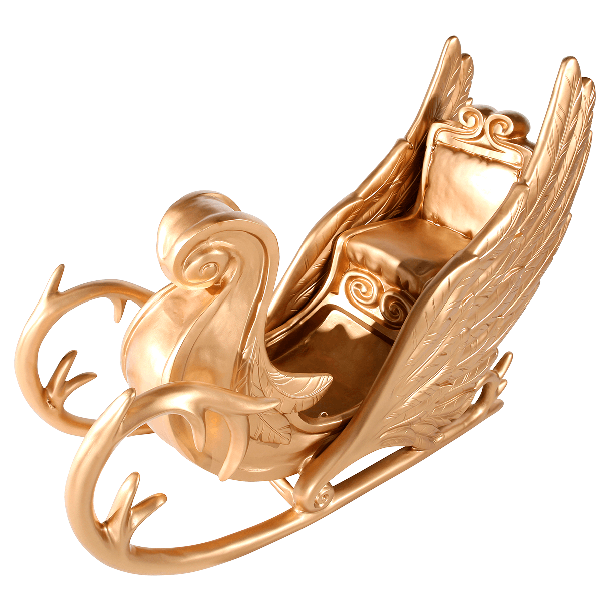 Trineo "Phantasia" 180 cm largo, oro - 2