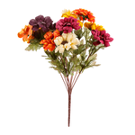 Bouquet de fleurs artificielles zinnias, haut. 37 cm - 2