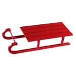 Decorative sleigh red, 50 cm - 0