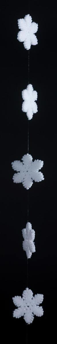 Schneeflocken-Girlande, 180 cm lang - 4 Schneeflocken-Girlande, 180 cm lang - 4