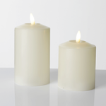 LED wax candle 7.5 x 11.5 cm - 3