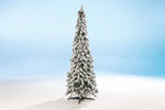 Artificial, narrow fir tree, snow-covered 150 cm - 2