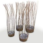 Wicker Basket Set 4pcs. - 1