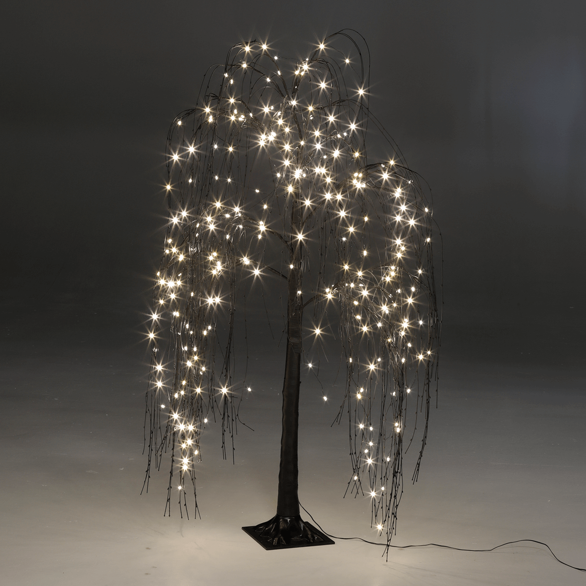 LED Leuchtbaum/Trauerweide - 144 warmweißen LED - H: 150cm - Trafo
