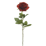 Künstliche rote Rose, 68 cm - 0