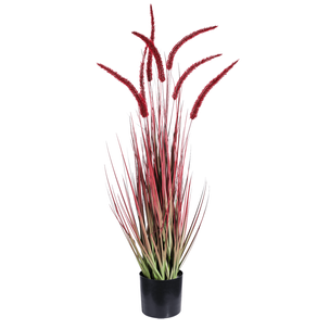 Roseau artificiel en pot haut. 90 cm