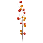 Künstlicher Physalis-Zweig, 80 cm - 0