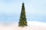 Artificial slender fir tree with LED 180 cm - 1