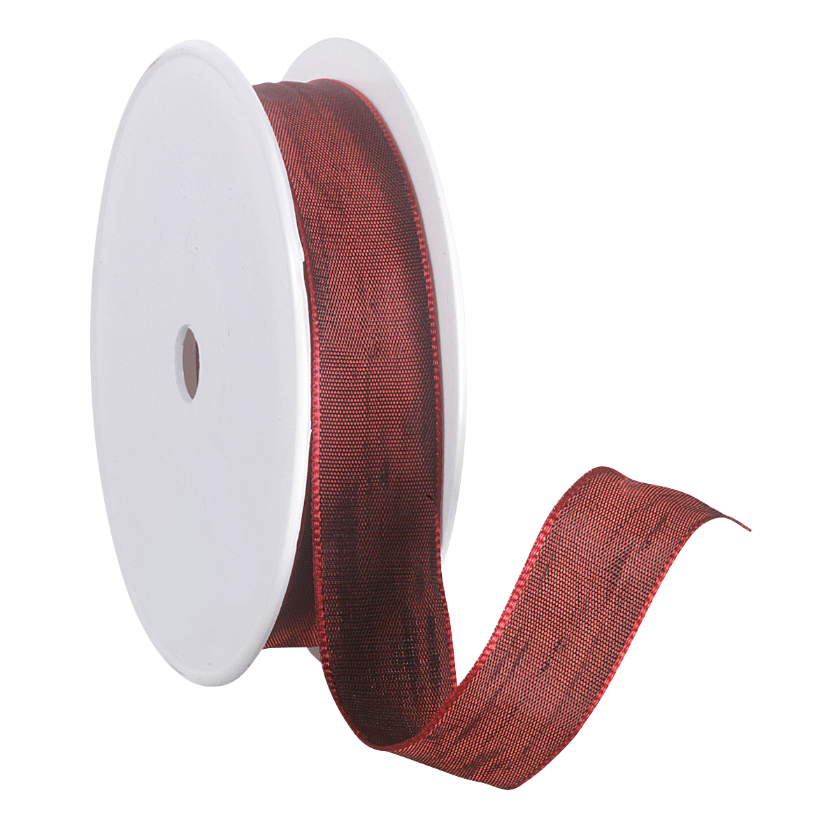 Nastro Di Tessuto Bordeaux FloristryWarehouse, 40 Mm X 25 Metri, Con Bordi Rinforzati, Per Bouquet