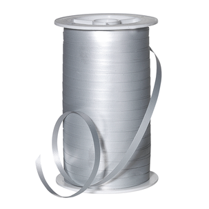 Ringelband matt, 5 mm, 100 m, silber