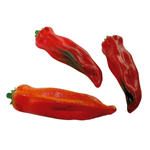 Piment aliment factice piment rouge, 3 pces - 0