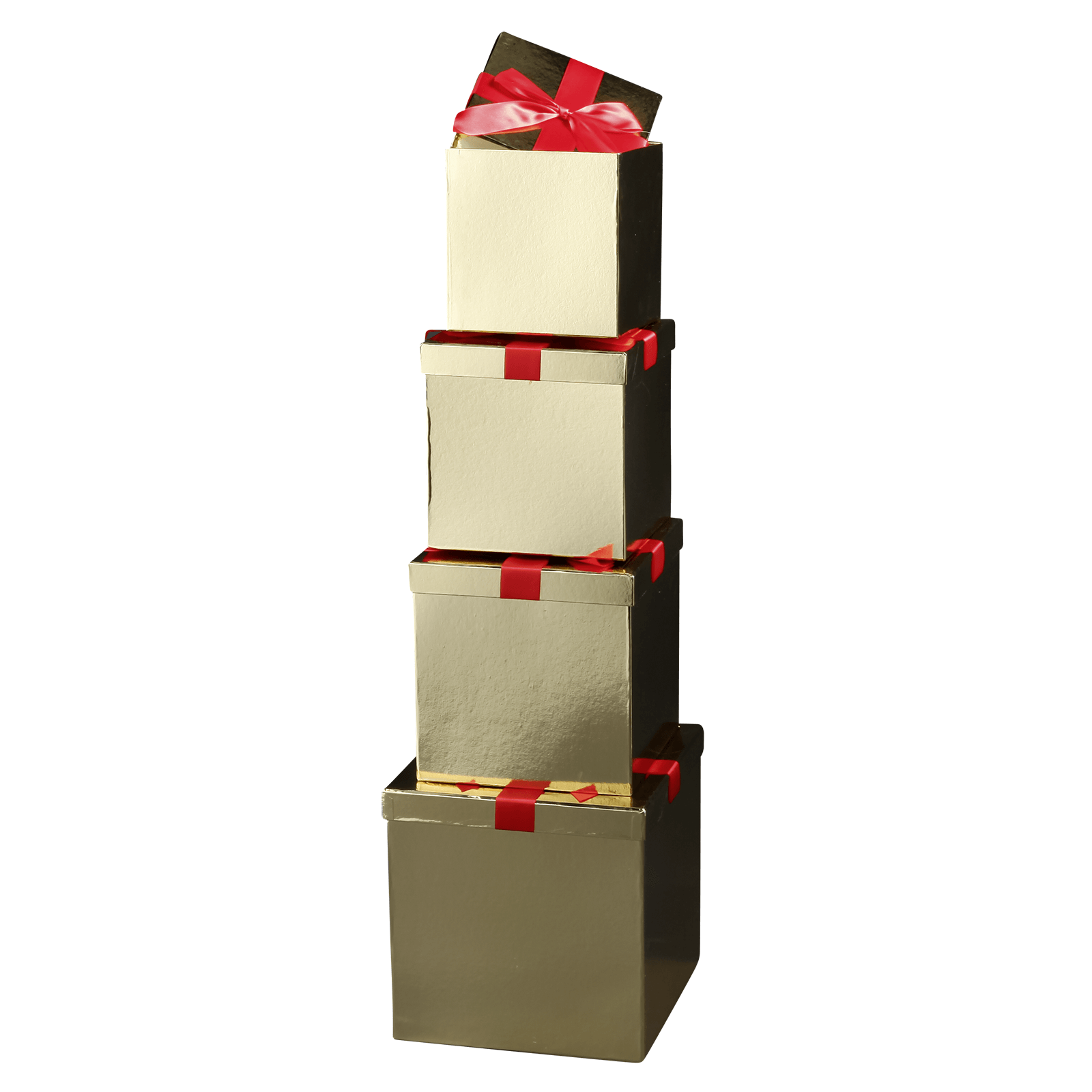 Gift box set, gold, 4 parts - 2 Gift box set, gold, 4 parts - 2