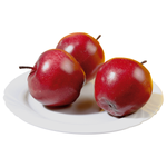 Äpfel Lebensmittel-Attrappen, Pack à 3 Stück - 0