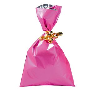 Gift bag, matt, pink, 15 x 25 cm