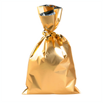 Sachet cadeau, mat, doré, 20 x 35 cm - 0