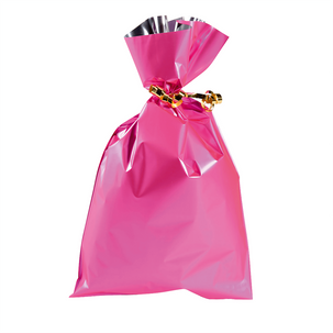 Bolsa de regalos, mate, color fucsia, 20 x 35 cm