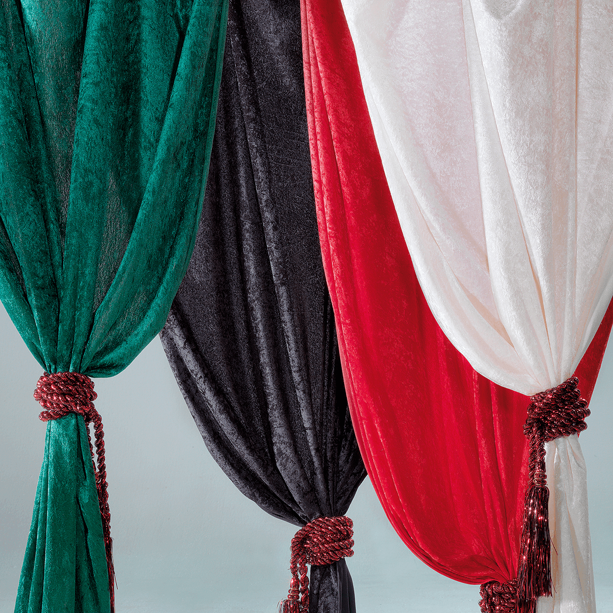 Pana aterciopelada, anchura: 150 cm, color marfil - 4