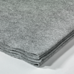 Felt fabric, grey, 1.5 mm, 180 cm - 1