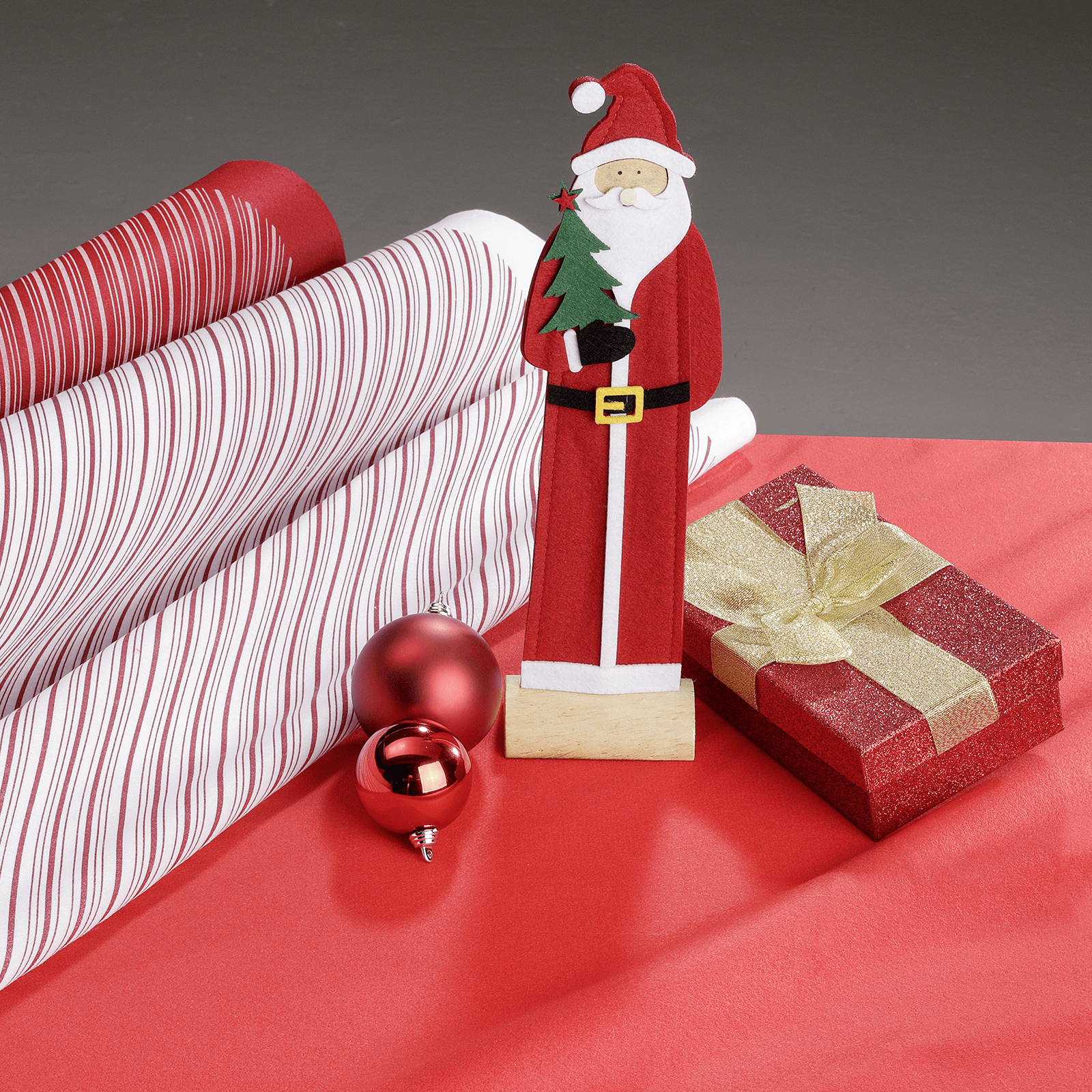 Felt fabric, red, 1.5 mm, 180 cm - 2 Felt fabric, red, 1.5 mm, 180 cm - 2