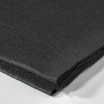 Felt fabric, black, 1.5 mm, 180 cm - 1