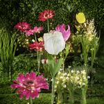 Tulipe géante artificielle, 135 cm, rouge - 2