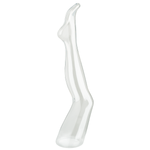 Ladies' stocking leg 74 cm, clear - 1