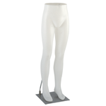 Male trousers presenter white height 120 cm - 0