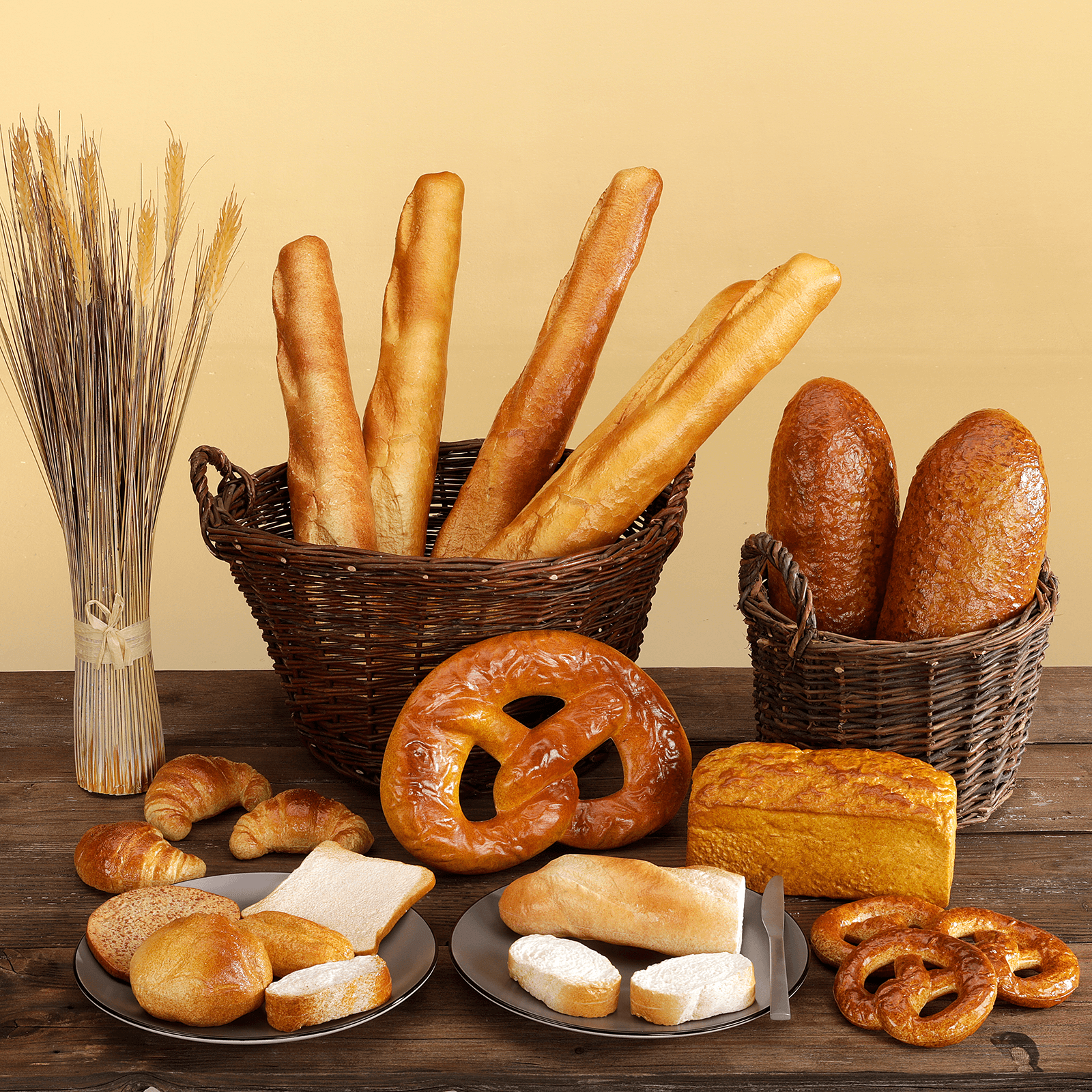 Imitación de rosquillas típicas Ø 12 cm, 3 piezas - 1 Imitación de rosquillas típicas Ø 12 cm, 3 piezas - 1