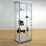 Rechteck-Vitrine, 85 cm breit - 0