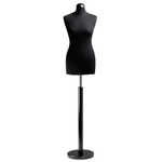 Female tailor bust, bust 72 cm, black/black - 0