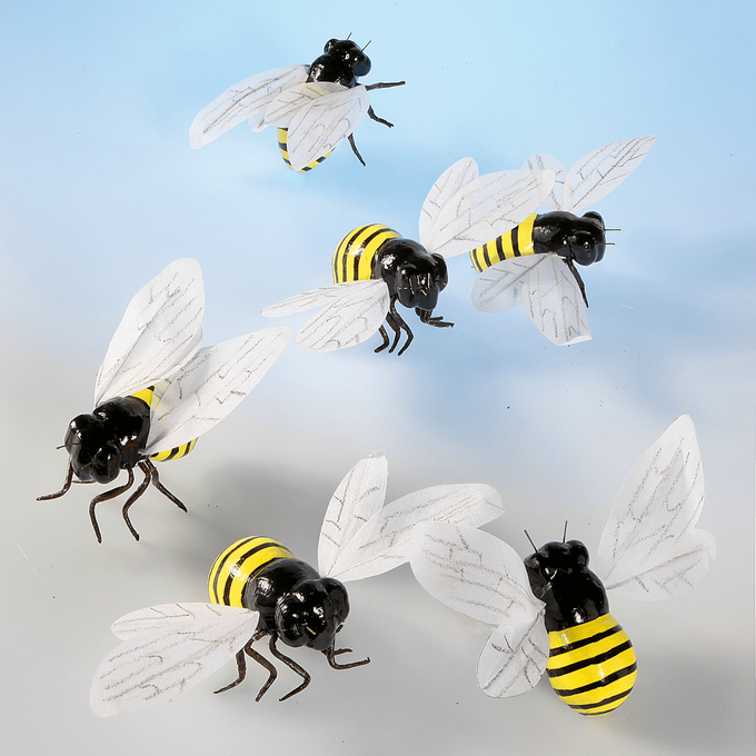 Imitación de abejas decorativas 40 cm