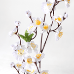 Decorative apple blossoms tendril, white‎ - 3